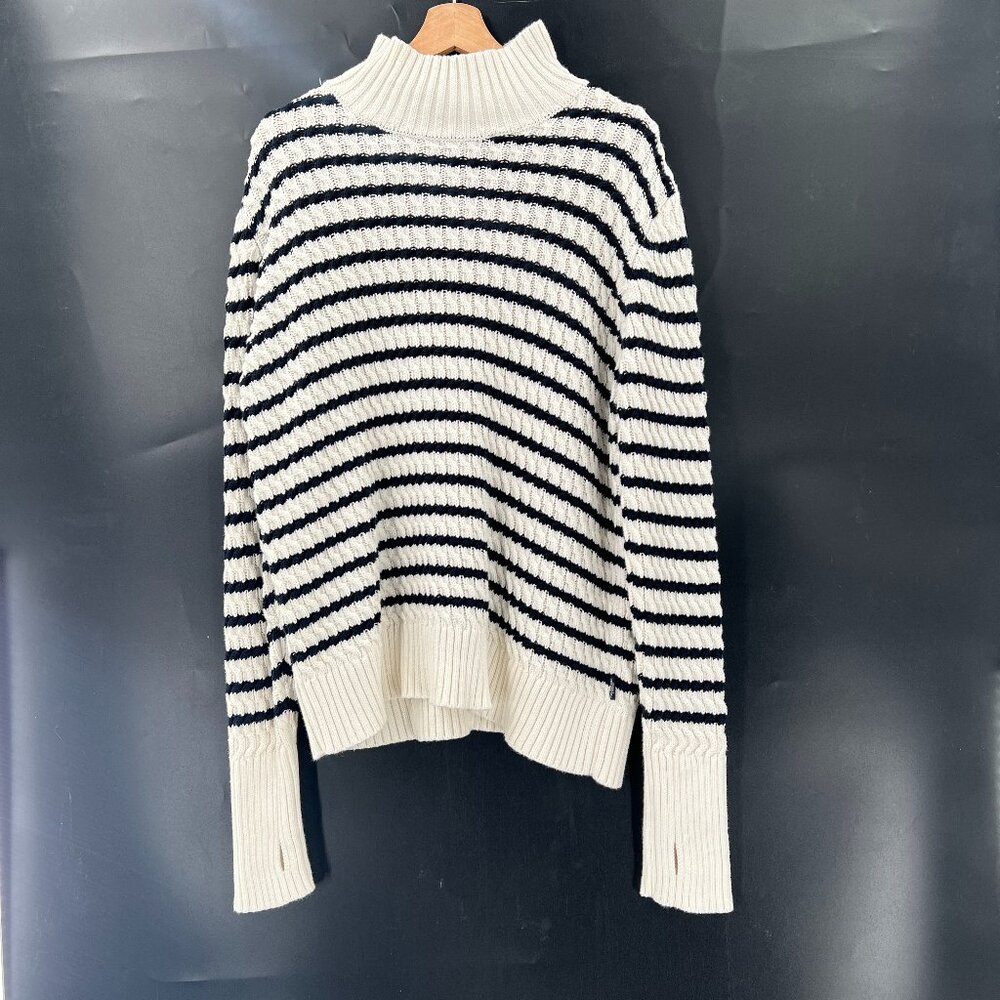 Holebrook Sweden organic cotton knit fisherman coastal grandmother sweater XL